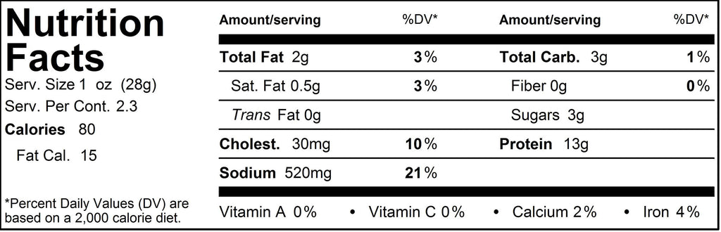 Smoky BBQ Beef Jerky Mild