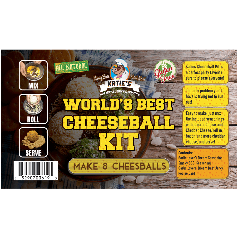 Katie's Phenomenal Cheese Ball Kit - makes 8 Cheese Balls image 1
