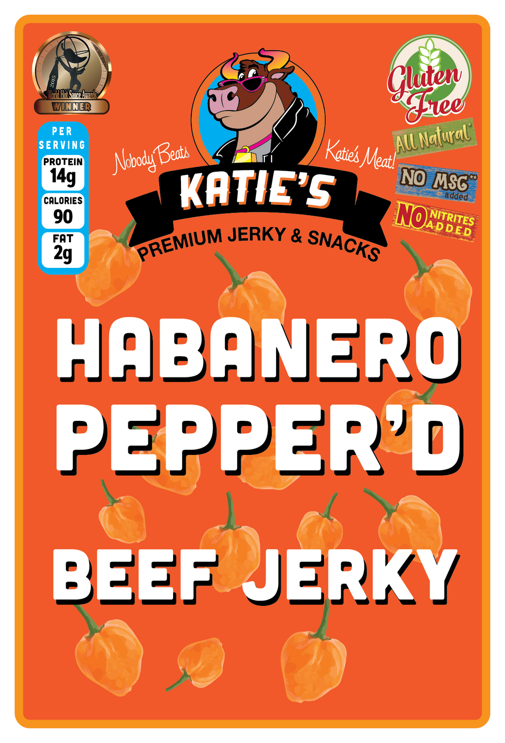 Habanero Pepper’d Beef Jerky