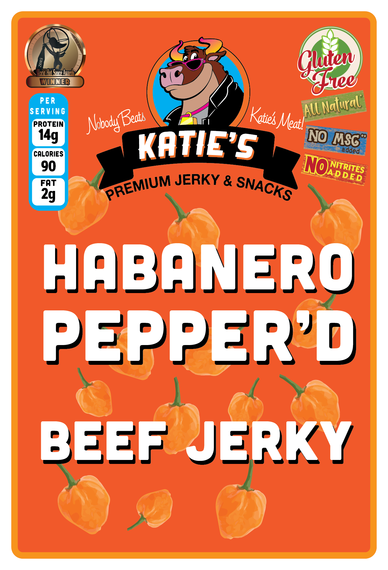 Habanero Pepper’d Beef Jerky