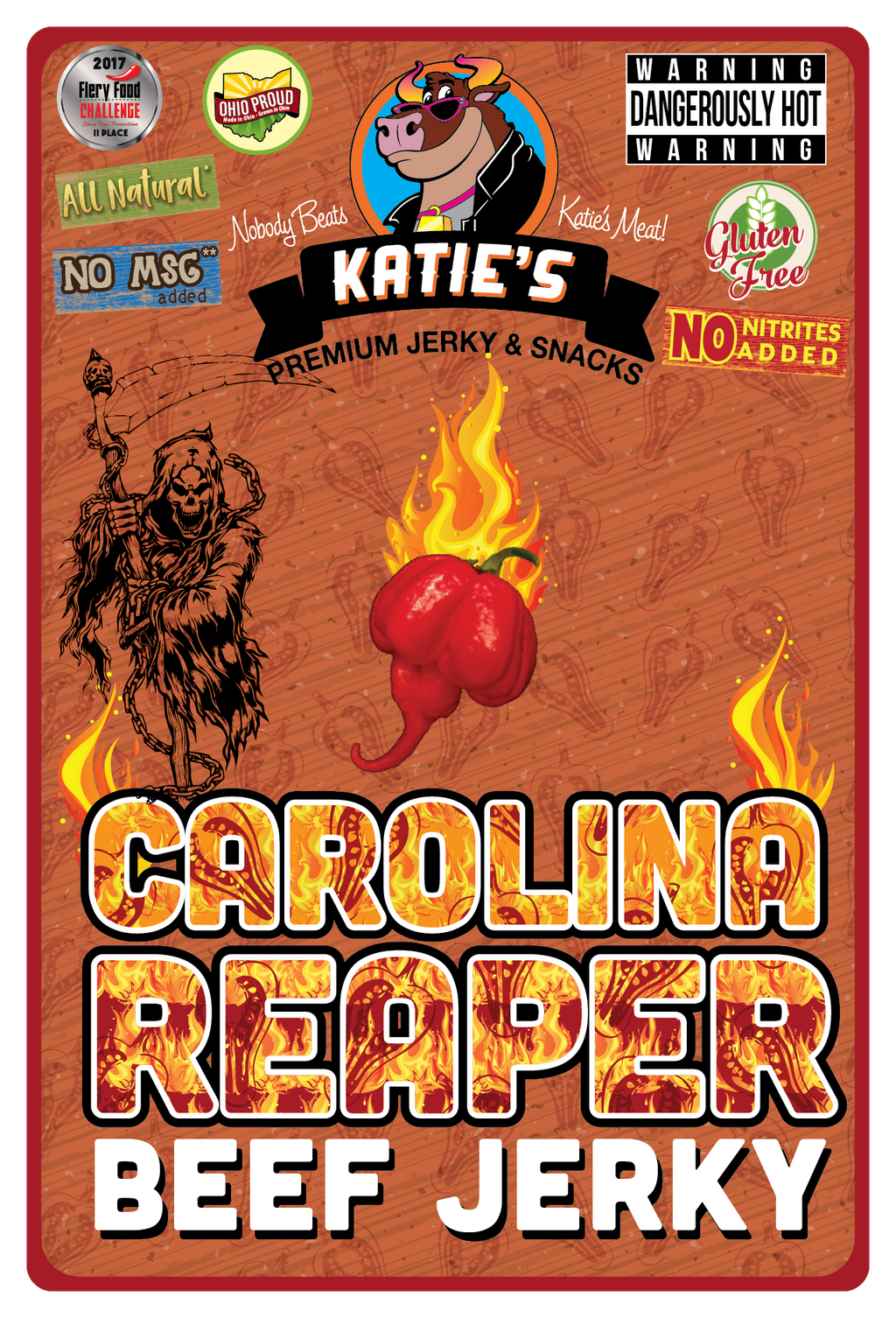 Carolina Reaper Beef Jerky