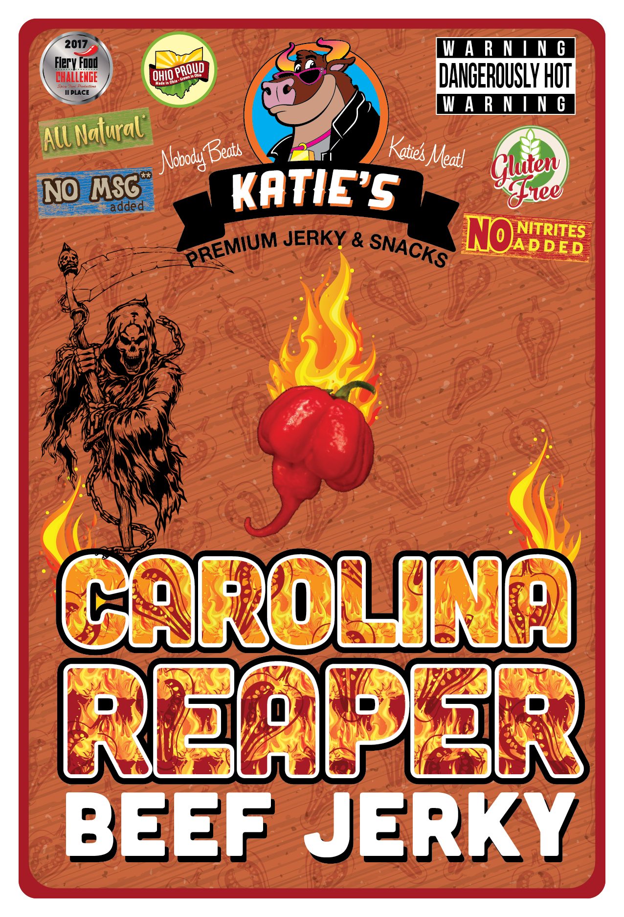 Carolina Reaper Beef Jerky