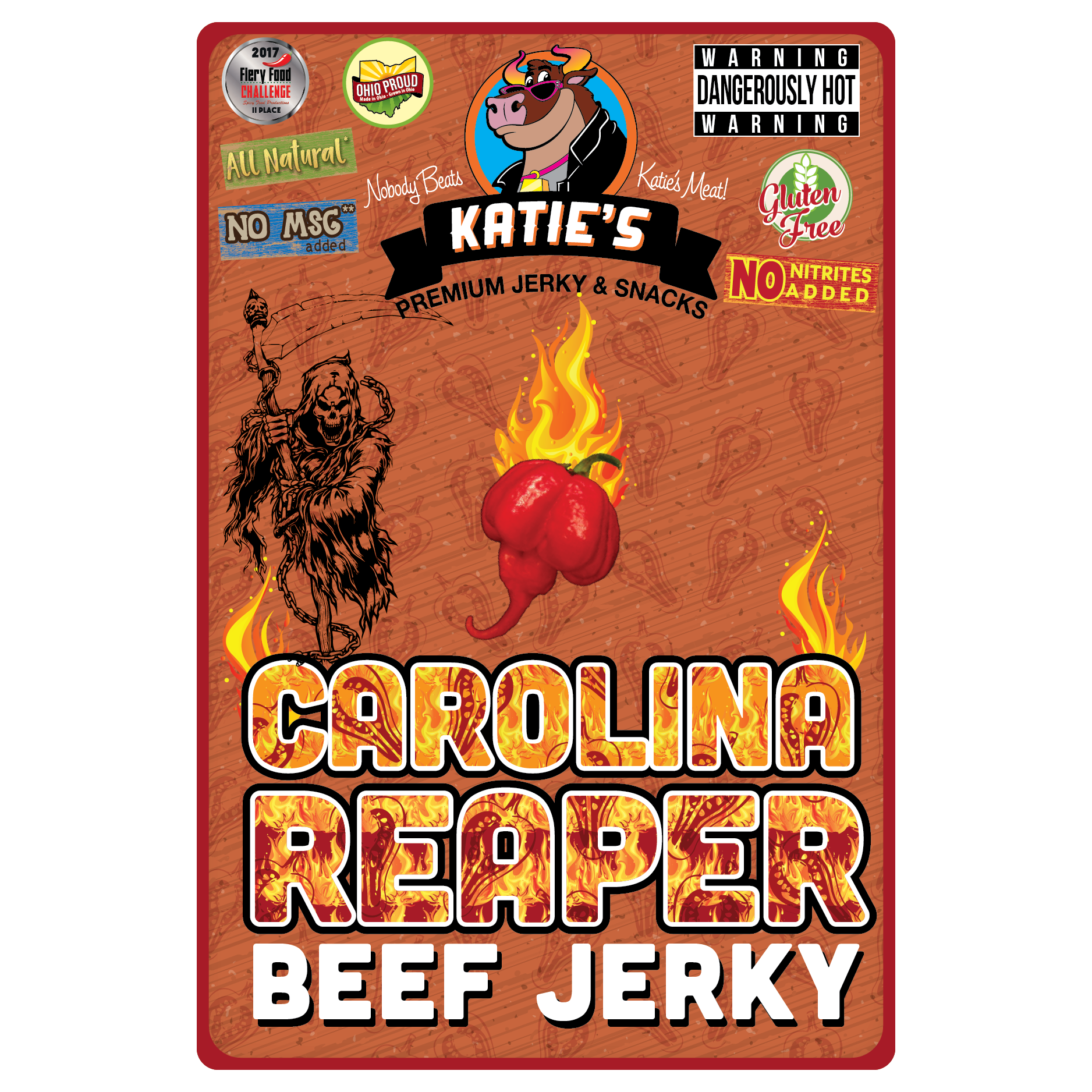 Carolina Reaper Beef Jerky
