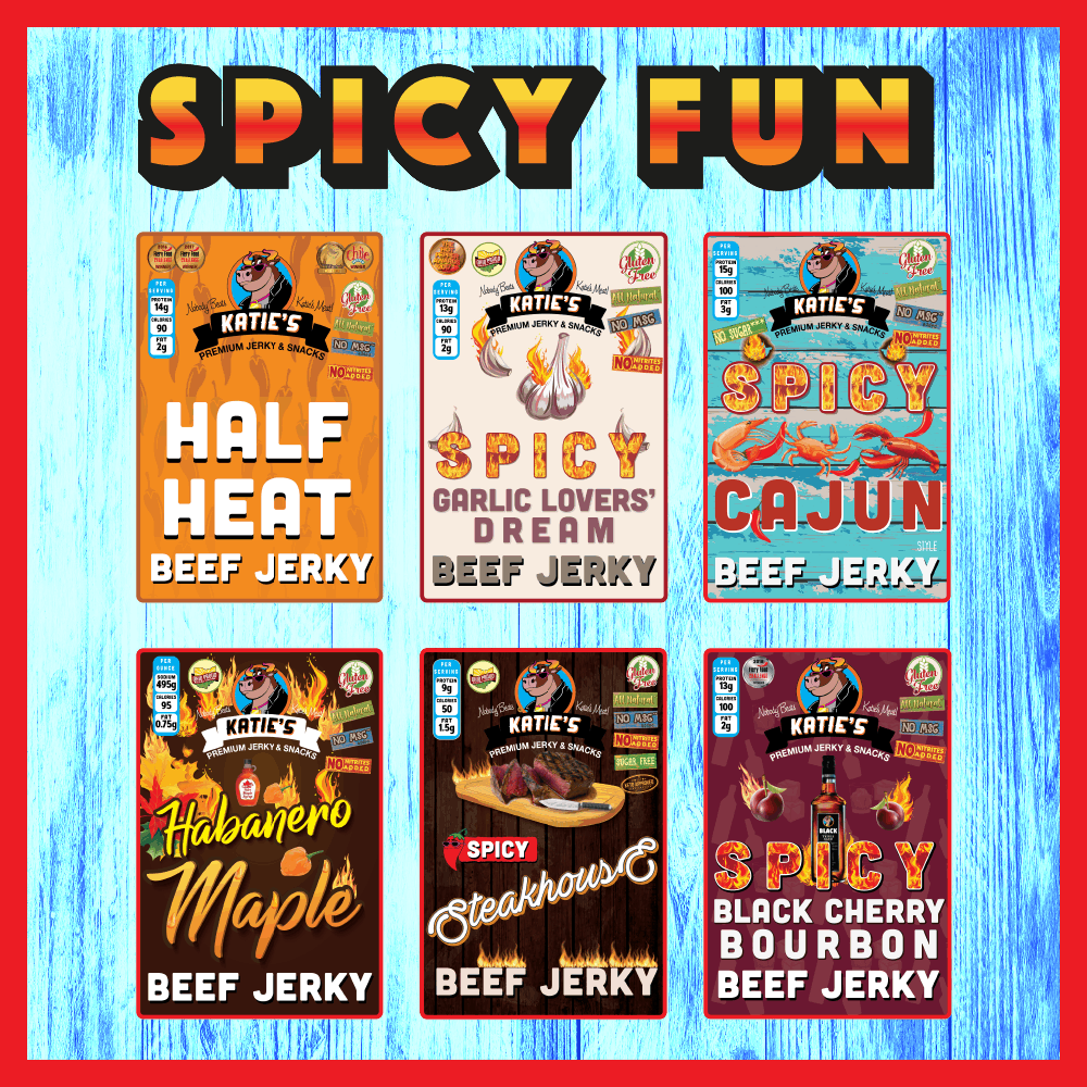 Spicy Fun Flavor Beef Jerky Variety Pack image 0