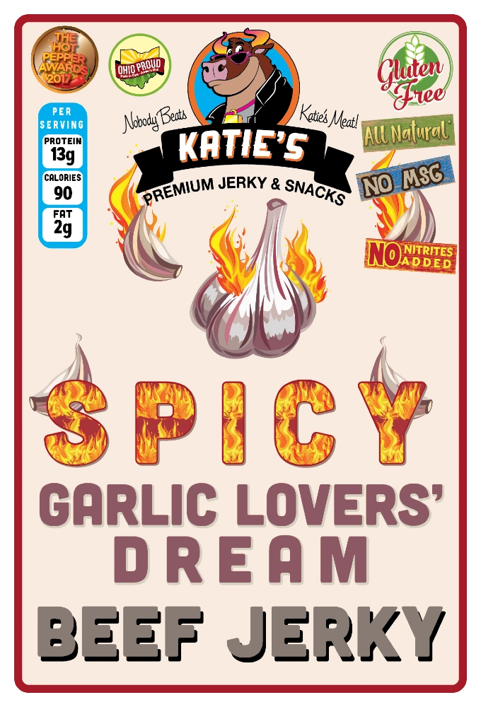 Garlic Lovers' Dream Beef Jerky - mild or spicy