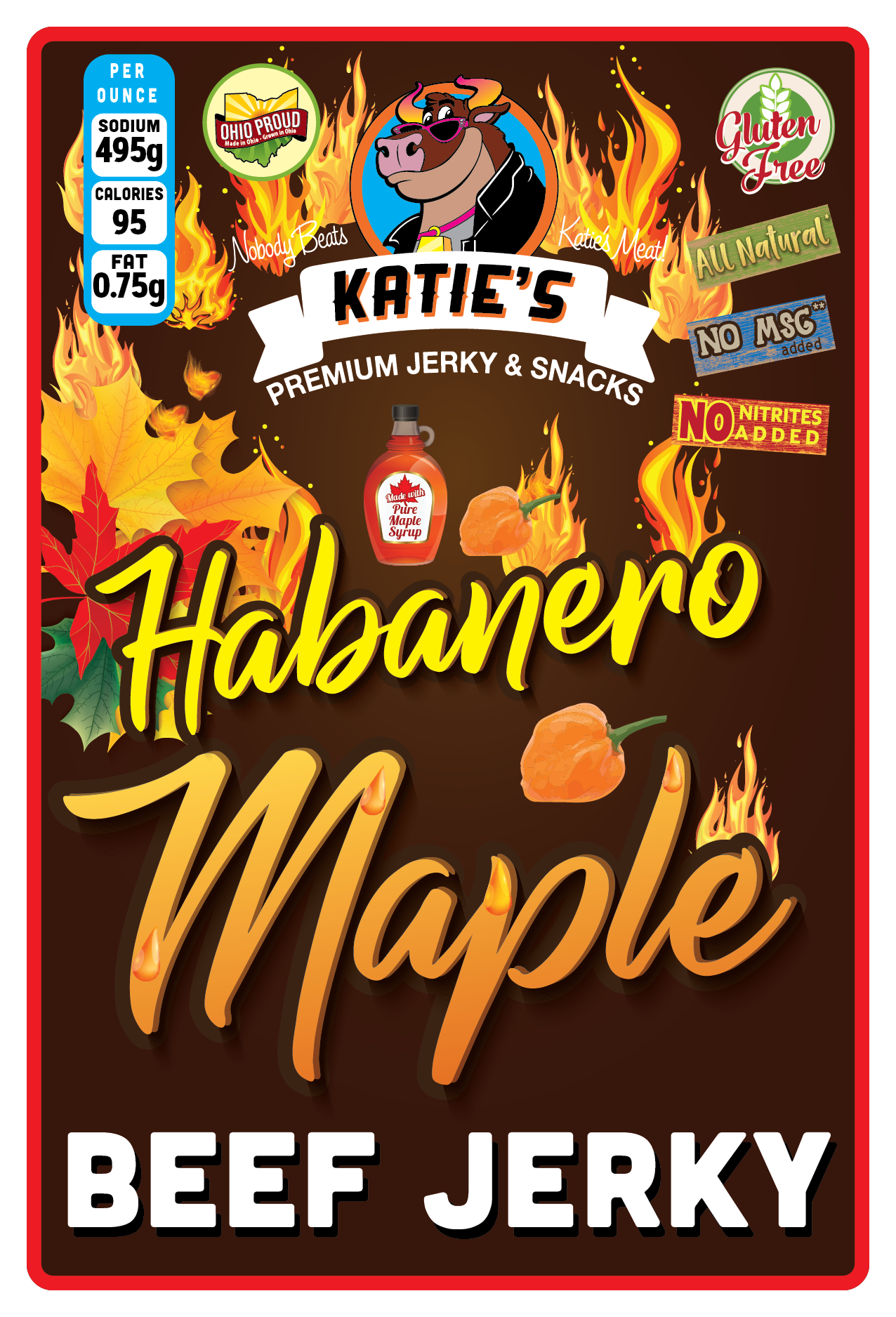 Maple Beef Jerky - mild, spicy, or scorpion