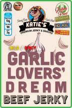 Garlic Lovers' Dream Beef Jerky - mild or spicy