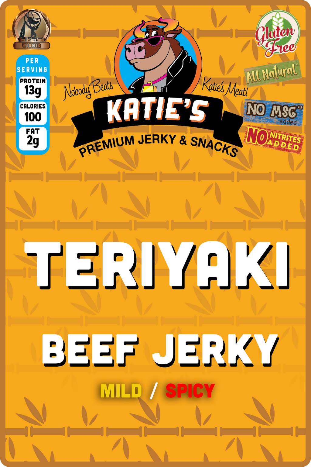 Teriyaki Beef Jerky - mild or spicy