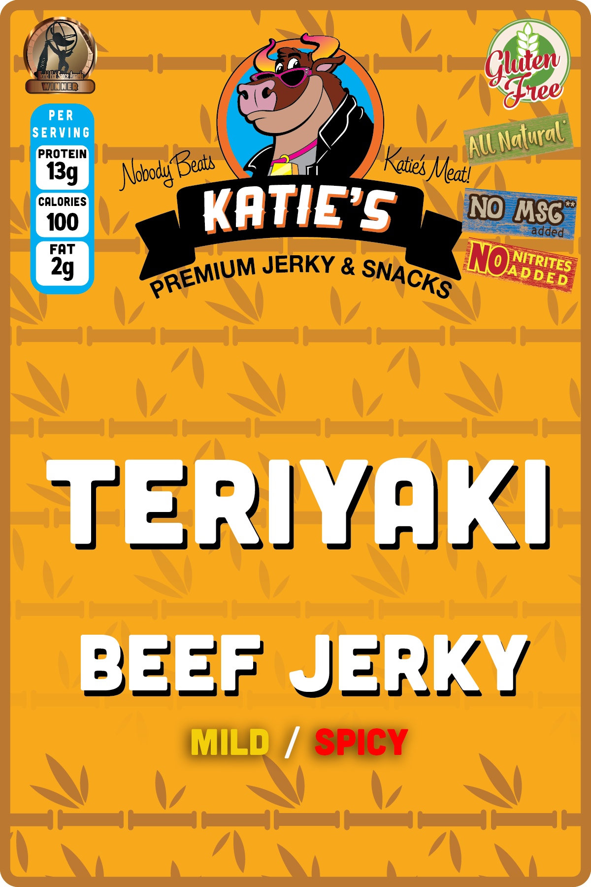 Teriyaki Beef Jerky - mild or spicy