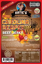 Carolina Reaper Maple Beef Jerky