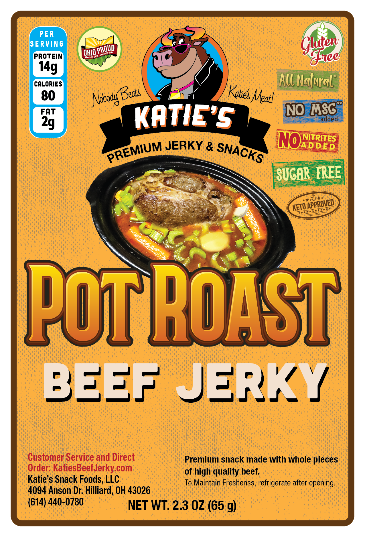 Mild Pot Roast Beef Jerky