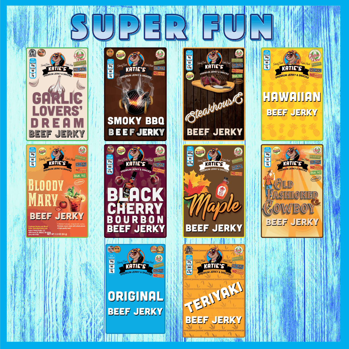 Beef Jerky Super Fun Variety Pack